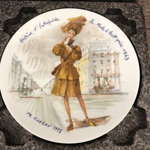 1943 Ganeau's Women of the Century Porcelian COA